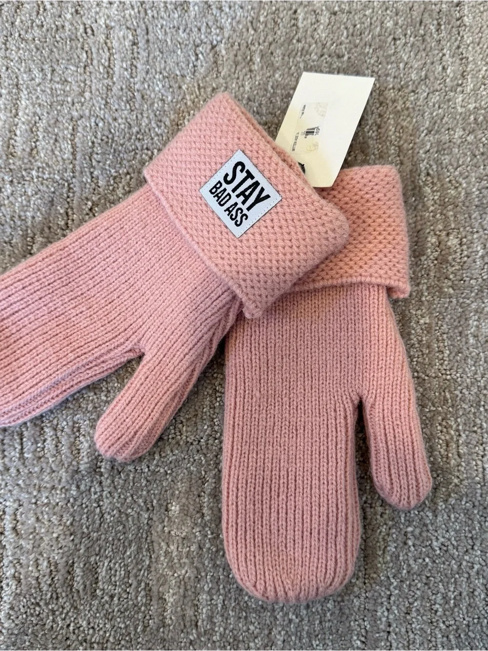 Attic Salt Pink Mittens
